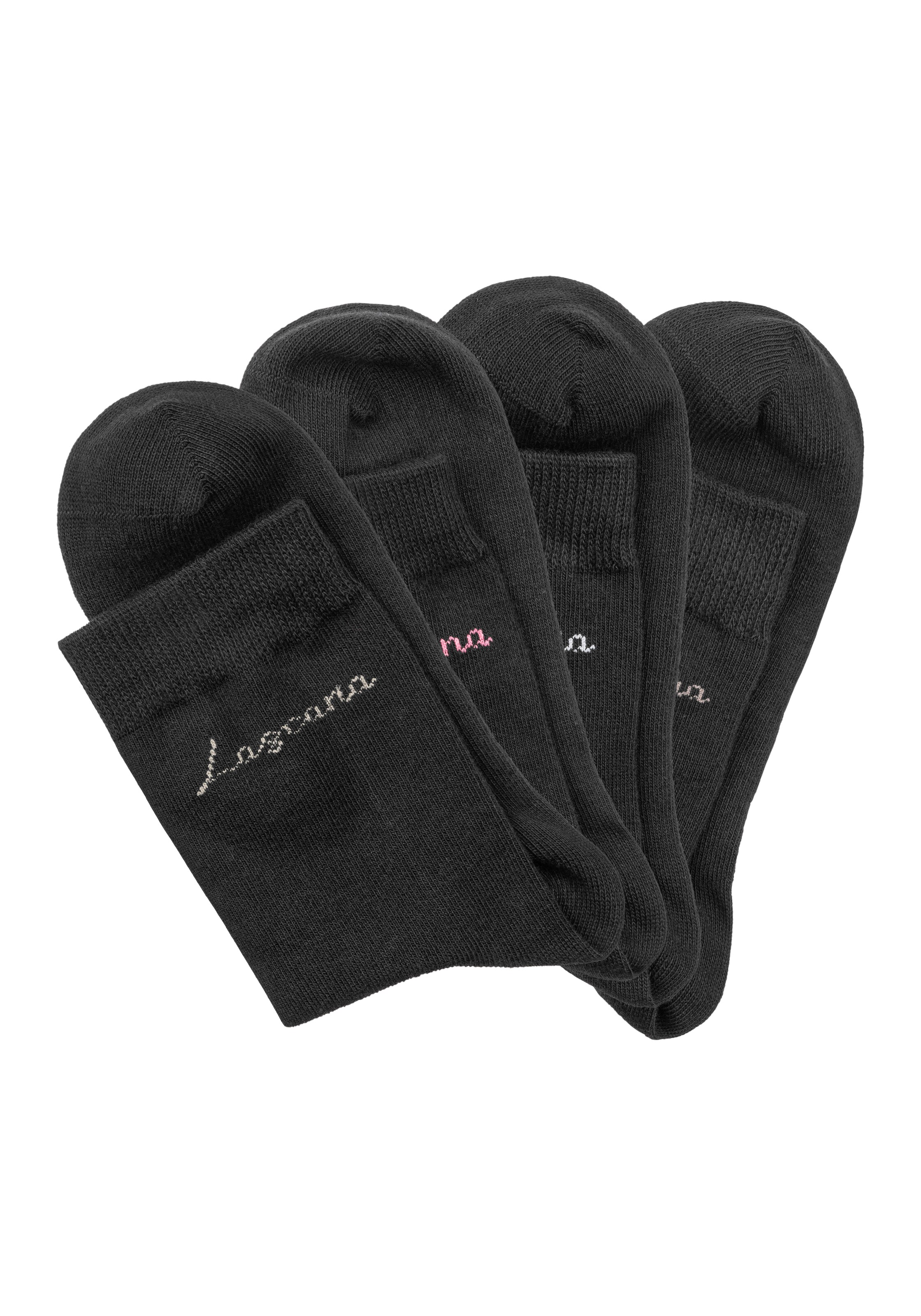 LASCANA Socken in Schwarz