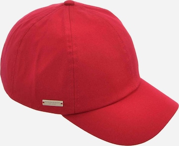 Seeberger Cap 'Cap' in Rot: Vorderseite