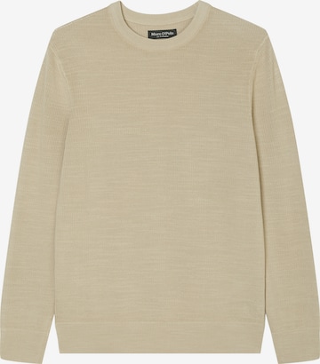 Pull-over Marc O'Polo en beige : devant