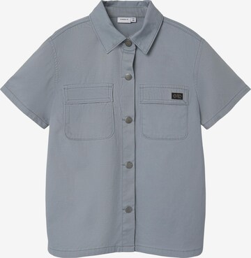 NAME IT Regular fit Button Up Shirt in Grey: front