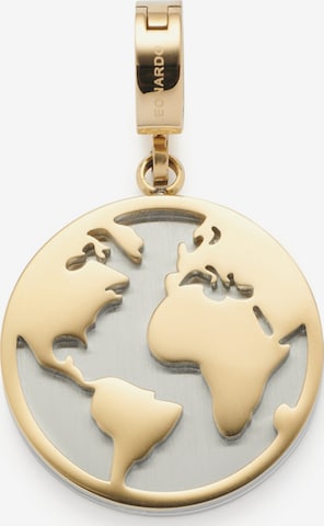 LEONARDO Pendant in Gold: front