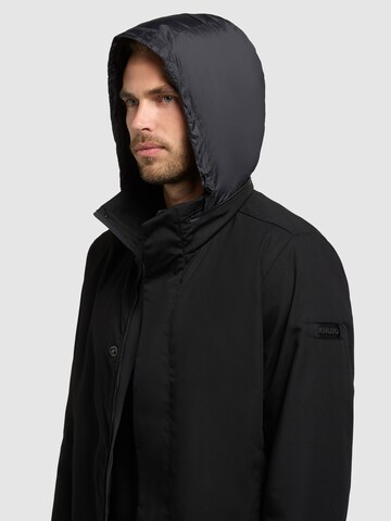 khujo Płaszcz przejściowy 'Ystak' w kolorze czarny