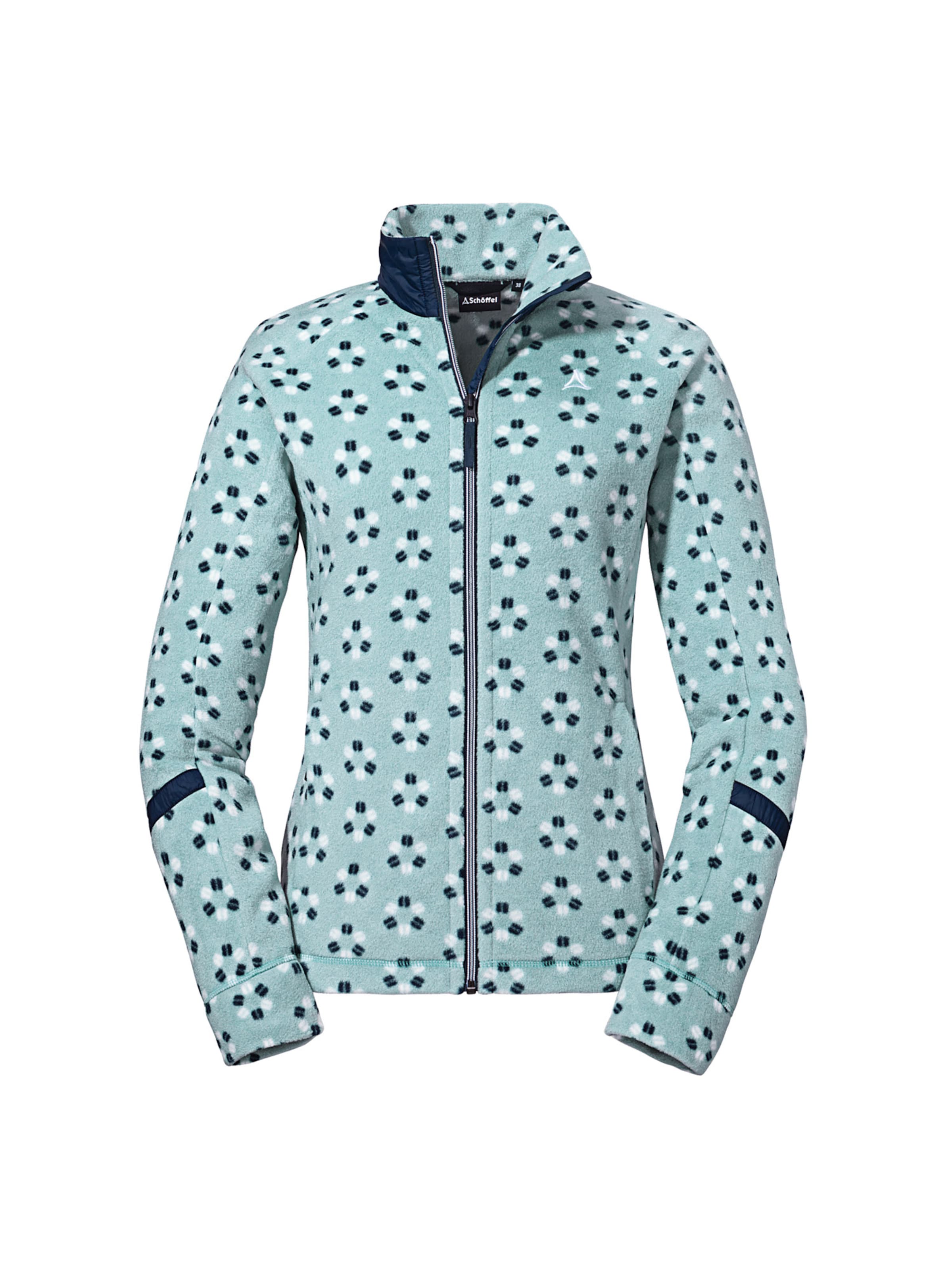 Veste en polaire fonctionnelle 'Balisalp' Schöffel en bleu : devant