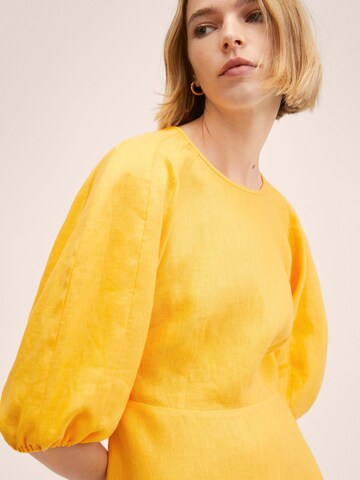 Robe 'Filipa' MANGO en jaune