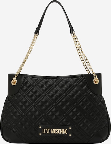 Love Moschino Shopper in Zwart: voorkant