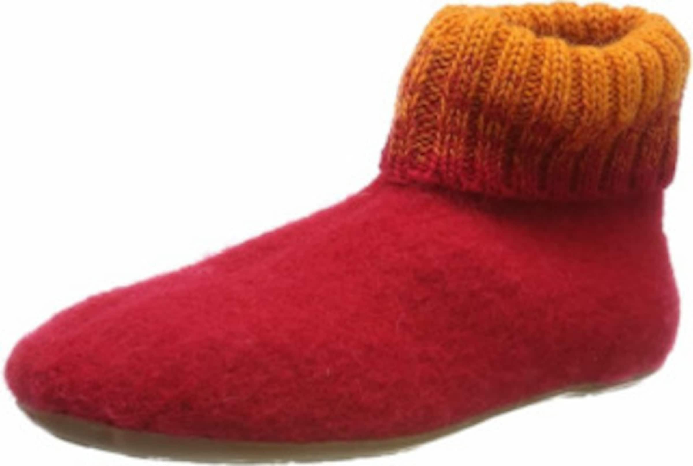 HAFLINGER Slippers in Red: front
