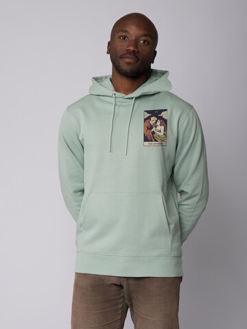 Watapparel Sweatshirt 'Tarot The Lovers' in Groen
