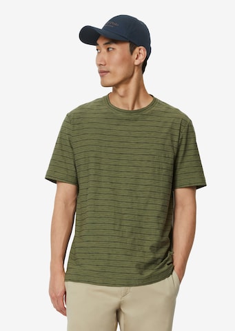 T-Shirt Marc O'Polo en vert : devant