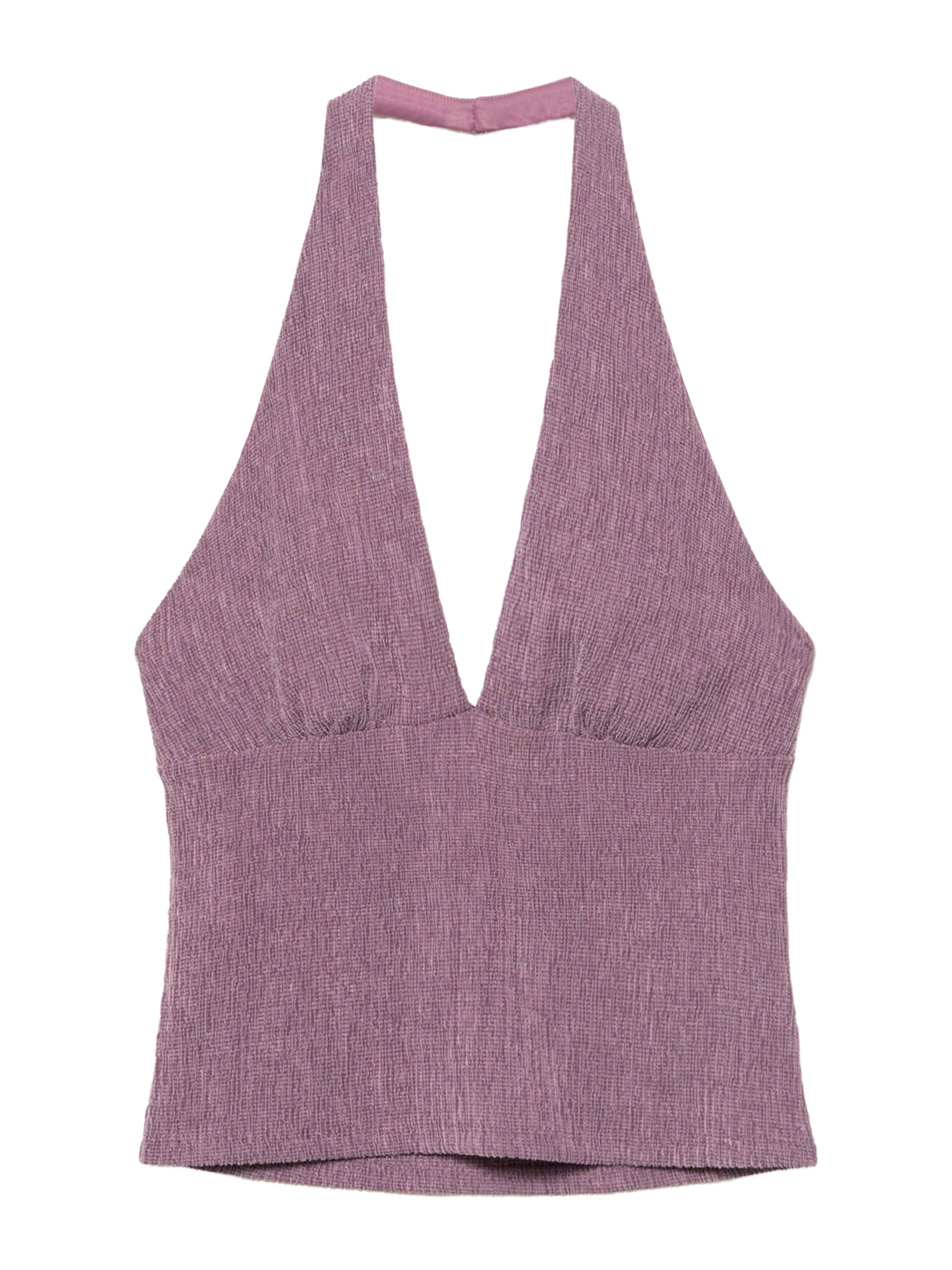 Top Pull&Bear pe mov lavandă, Vizualizare produs