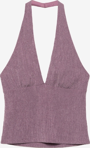 Pull&BearTop - ljubičasta boja: prednji dio