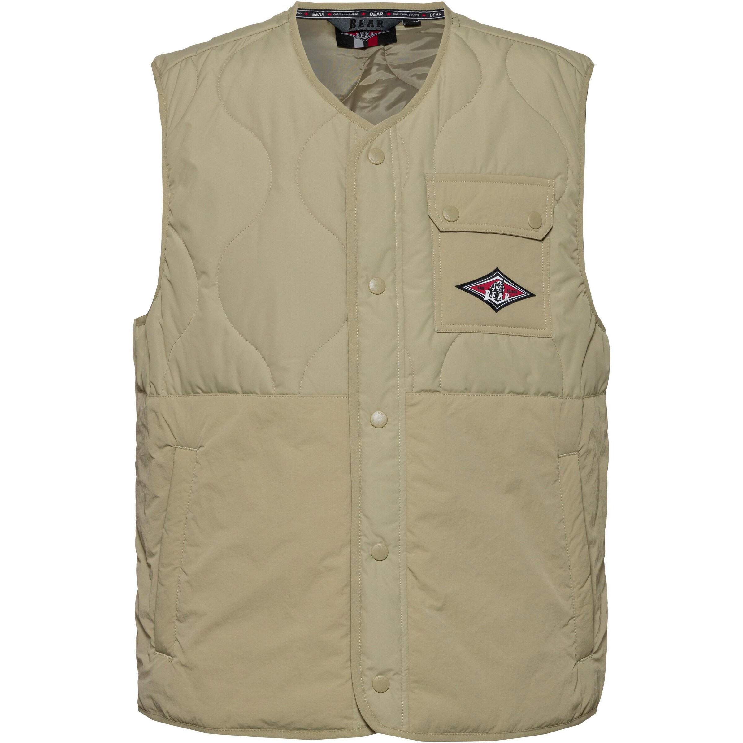 BEAR Vest in Green: front