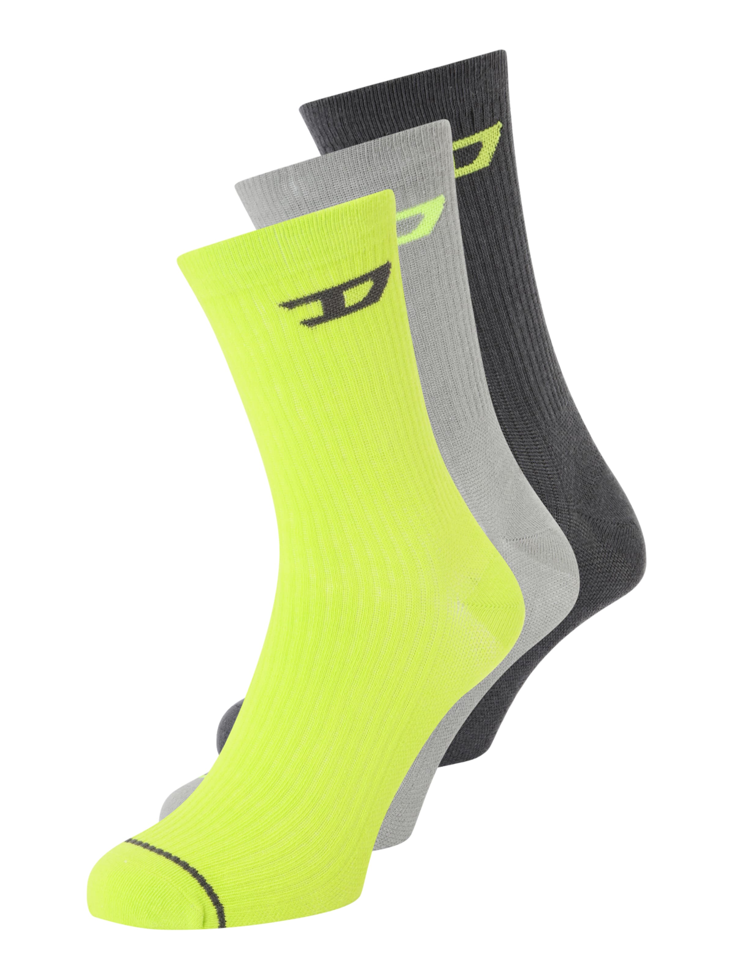 Șosete de la DIESEL pe gri: față