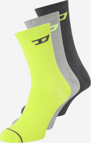 Șosete de la DIESEL pe gri: față