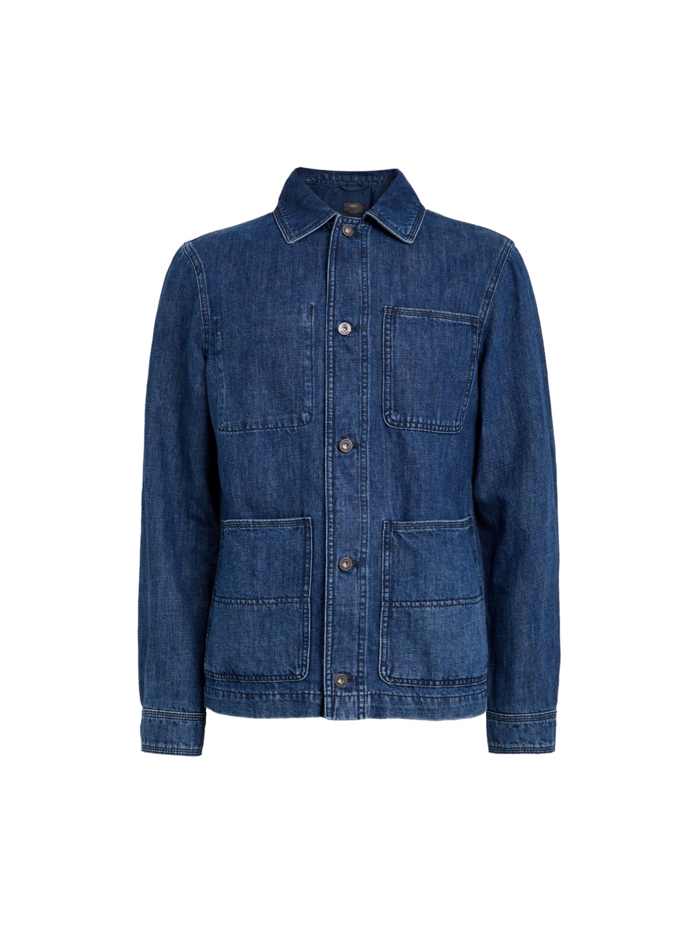 Marks & Spencer Jacke in Blau: Vorderseite