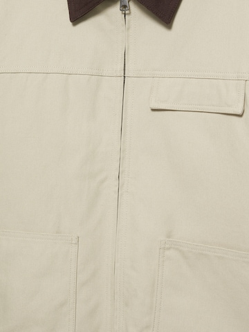 Pull&Bear Kurtka przejściowa w kolorze beżowy