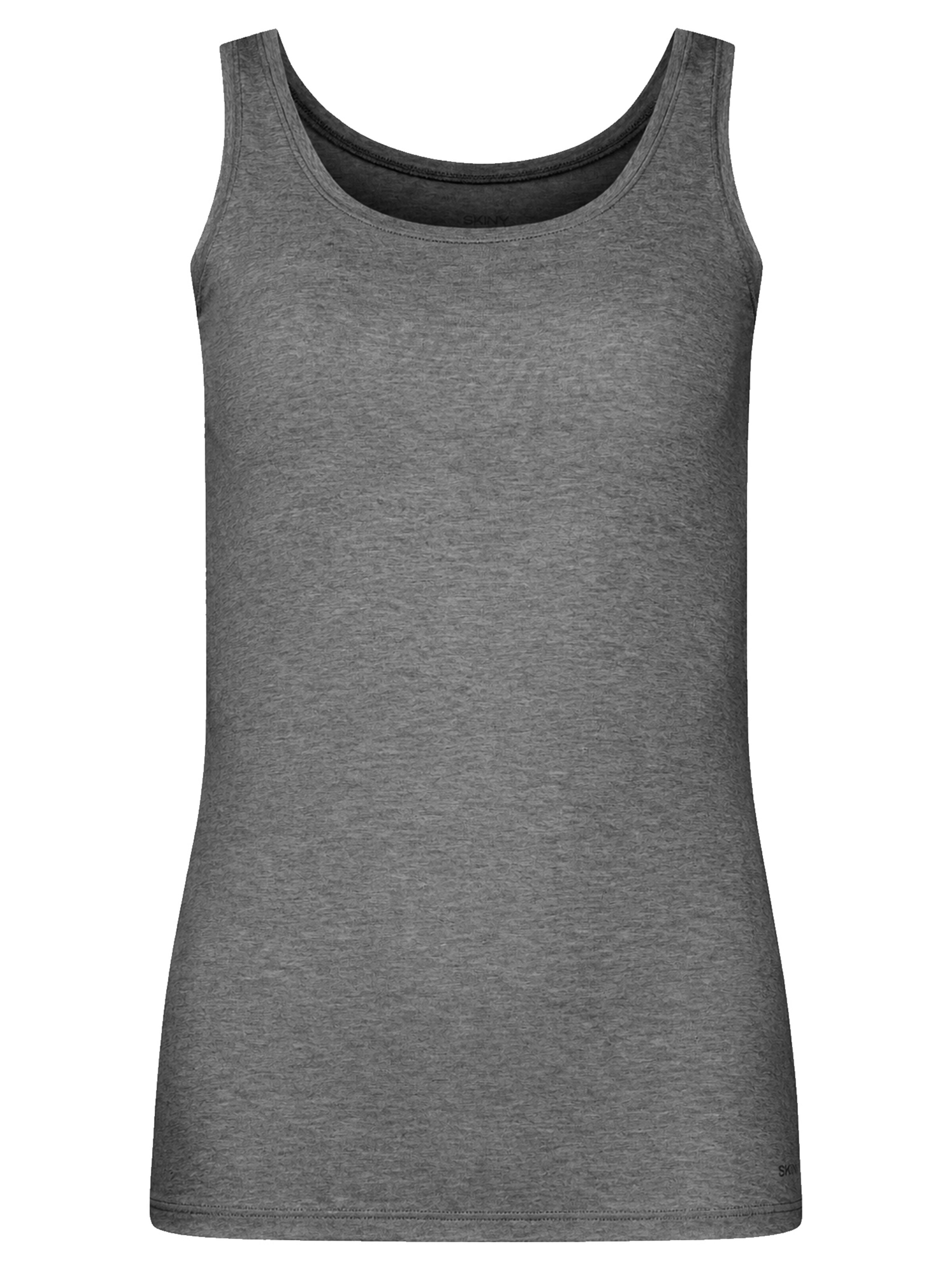 Skiny Top '2er P Tanktop' in Grey