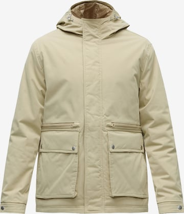JACK & JONES Ανοιξιάτικο ή φθινοπωρινό παρκά 'JJEWOLF' σε μπεζ: μπροστά
