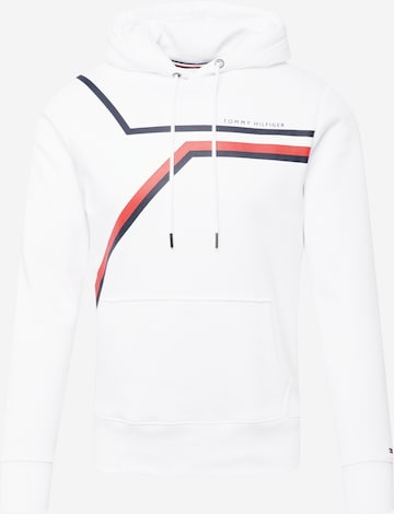 TOMMY HILFIGER Mikina - biela: predná strana