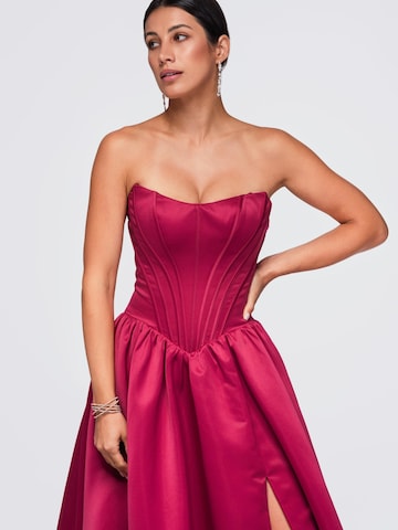 Ombre Abendkleid‌‌‌‌‌‌ in Rot