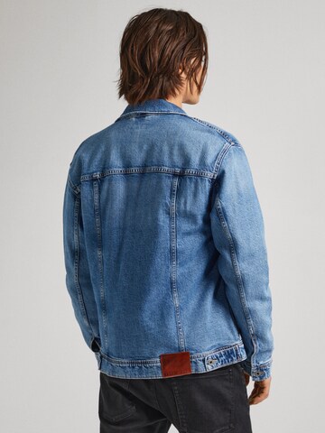 Pepe Jeans Between-Season Jacket 'Young Work' in Blue