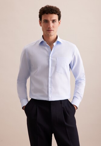 Coupe regular Chemise business ' Regular ' SEIDENSTICKER en bleu : devant