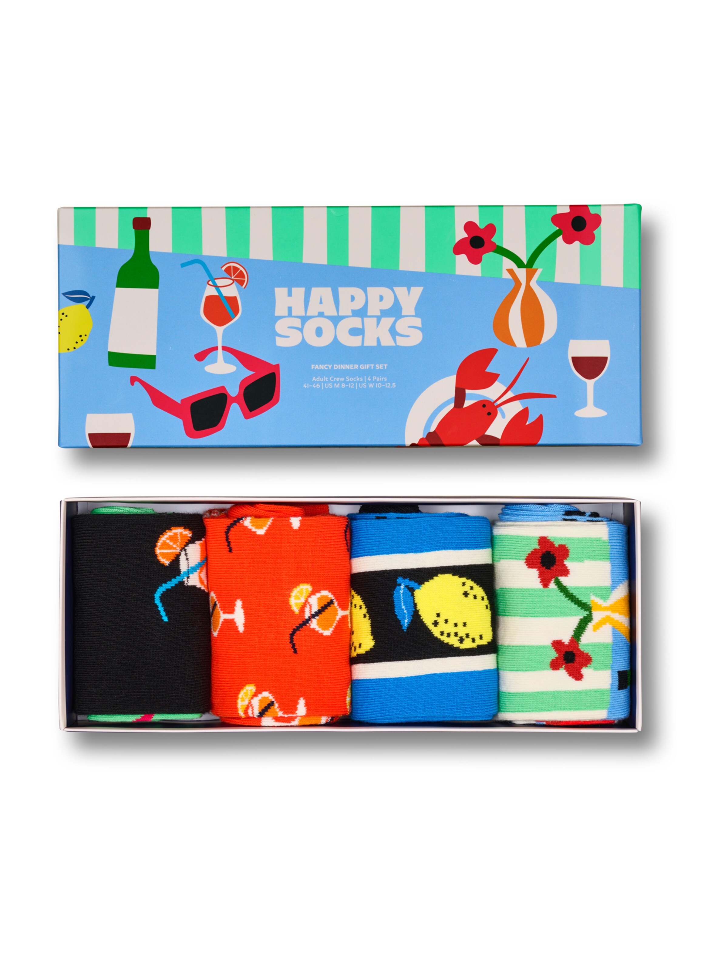 Happy Socks Носки 'Fancy Dinner' в Смешанный