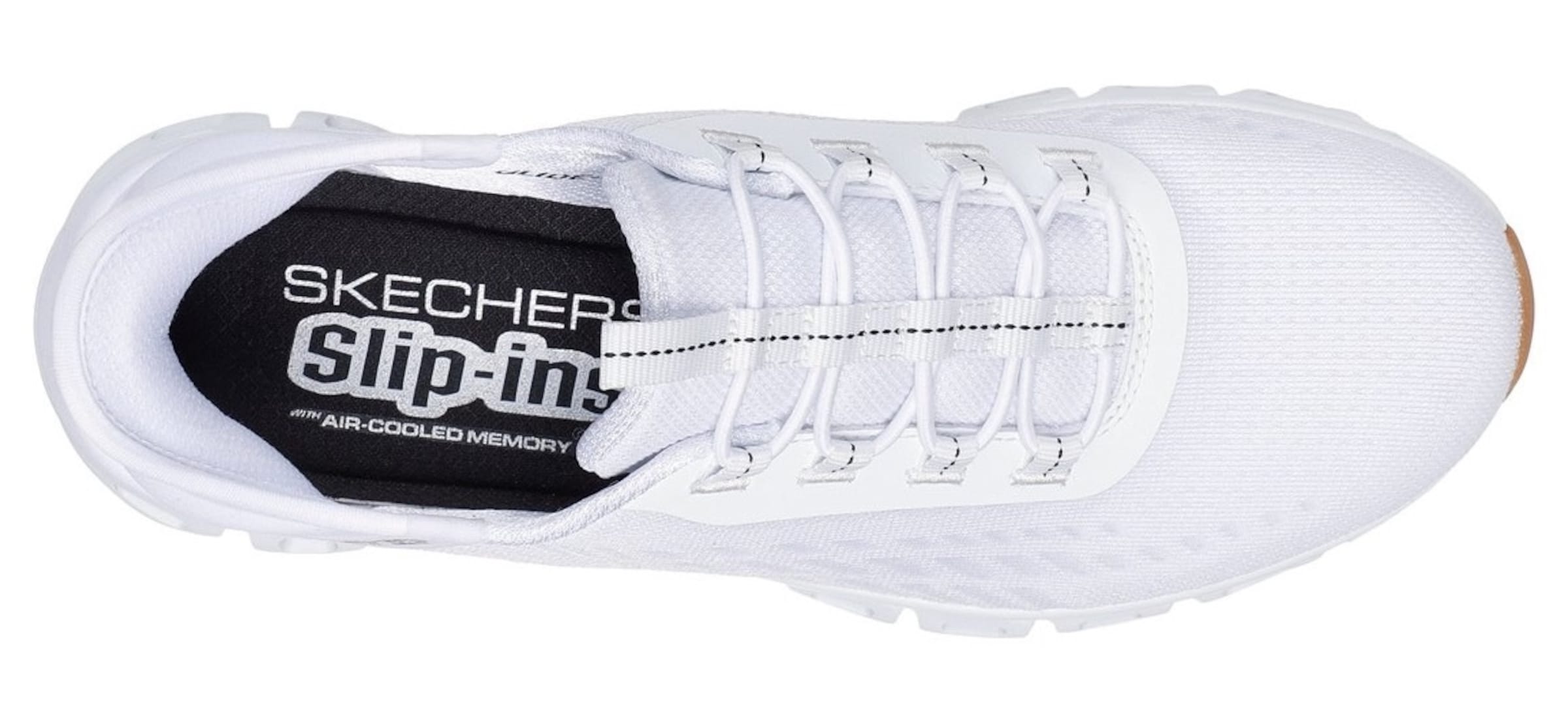 SKECHERS Slip-Ons 'Glide Step - Tranquility' in White