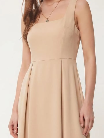 Happiness İstanbul Jurk 'Midi' in Beige