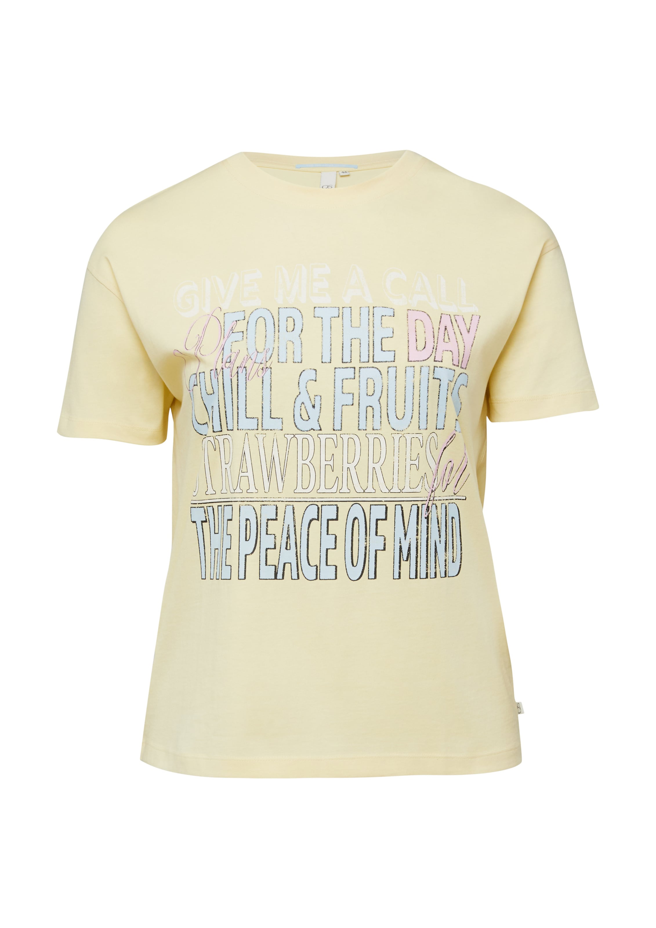 QS Shirt in Light blue / Lemon / Light pink / Black, Item view