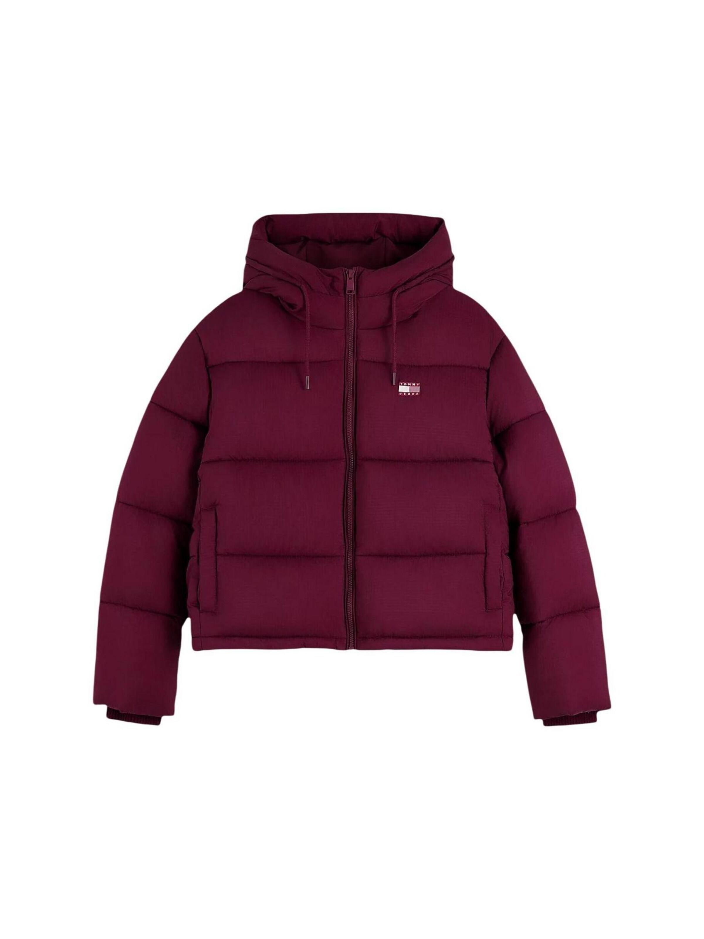 Tommy Jeans Vinterjacka 'TJW HOODED PUFFER JA DW0DW21625' i röd