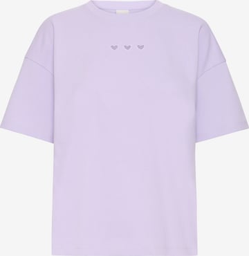ICHI Shirt in Lila: Vorderseite