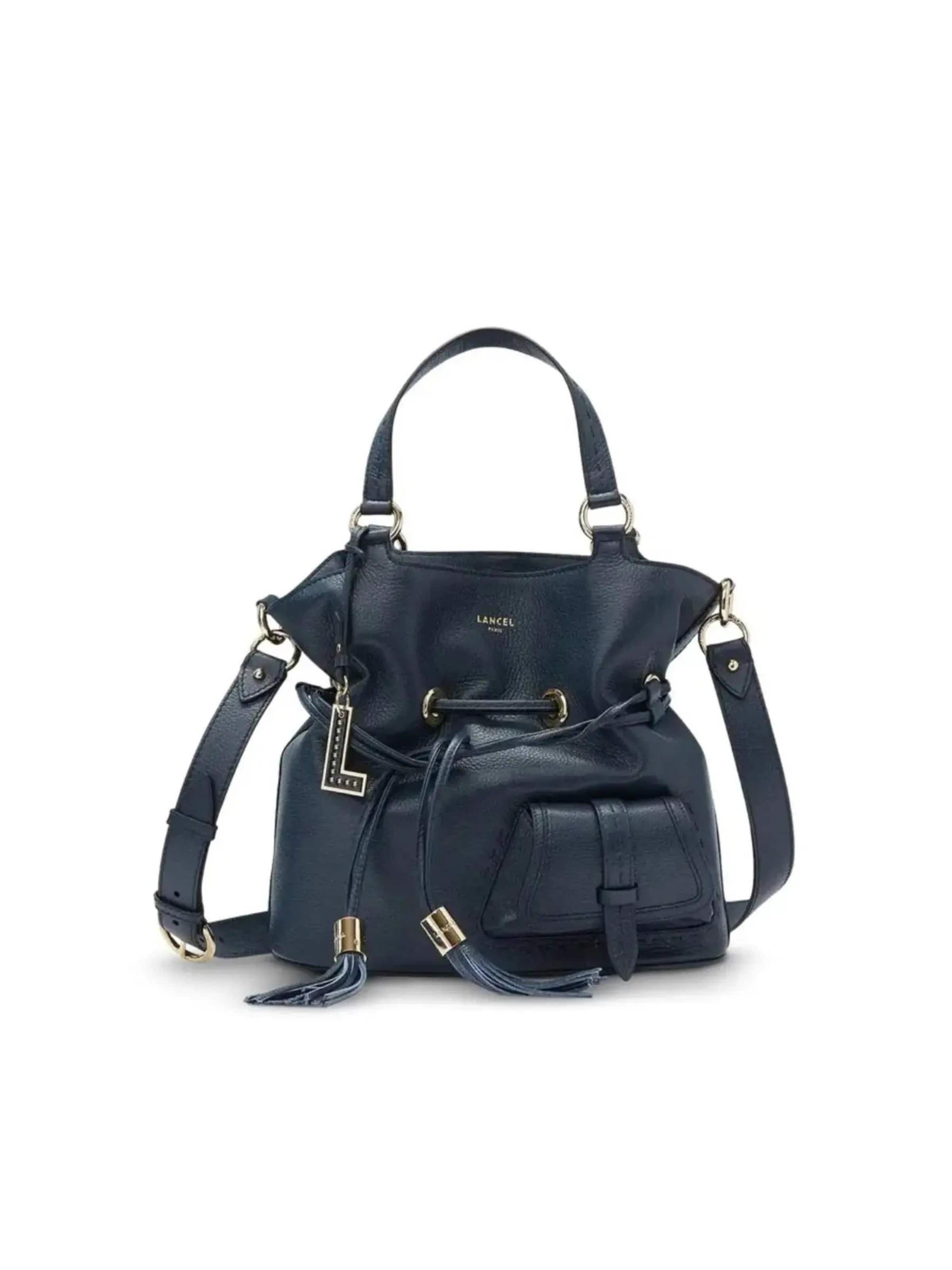 Lancel Handbag 'Sac Seau M Lancel 1Er Flirt A1011080TU Bleu' in Blue: front