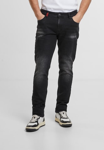 2Y Premium Slimfit Jeans 'Antonio' in Zwart: voorkant