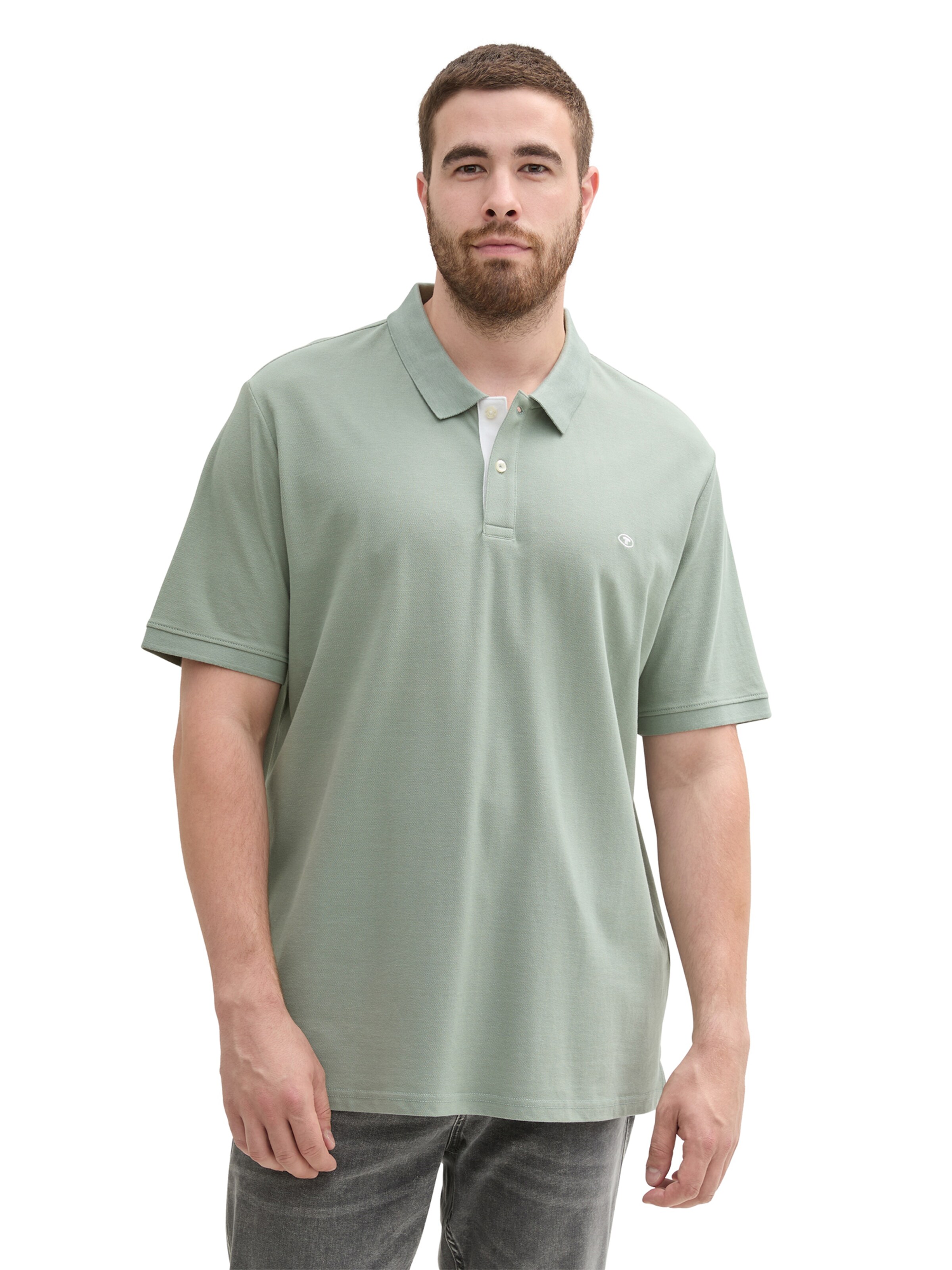 TOM TAILOR Men + - Camiseta en verde: frente