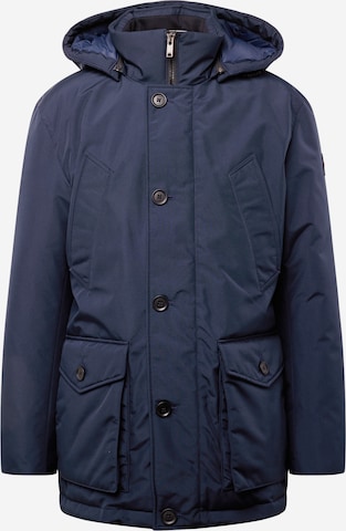 BOSS Orange Winter Parka 'Osiass' in Blue: front