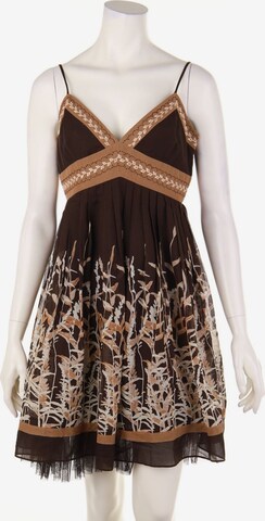 BCBGMAXAZRIA Dress in L in Brown: front