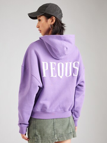 Pequs Sweatjacke in Lila