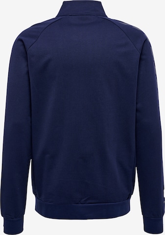 Hummel Athletic Zip-Up Hoodie 'Move' in Blue