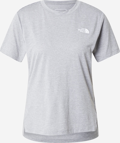 THE NORTH FACE Toiminnallinen paita 'Flex' värissä harmaa / valkoinen, Tuotenäkymä