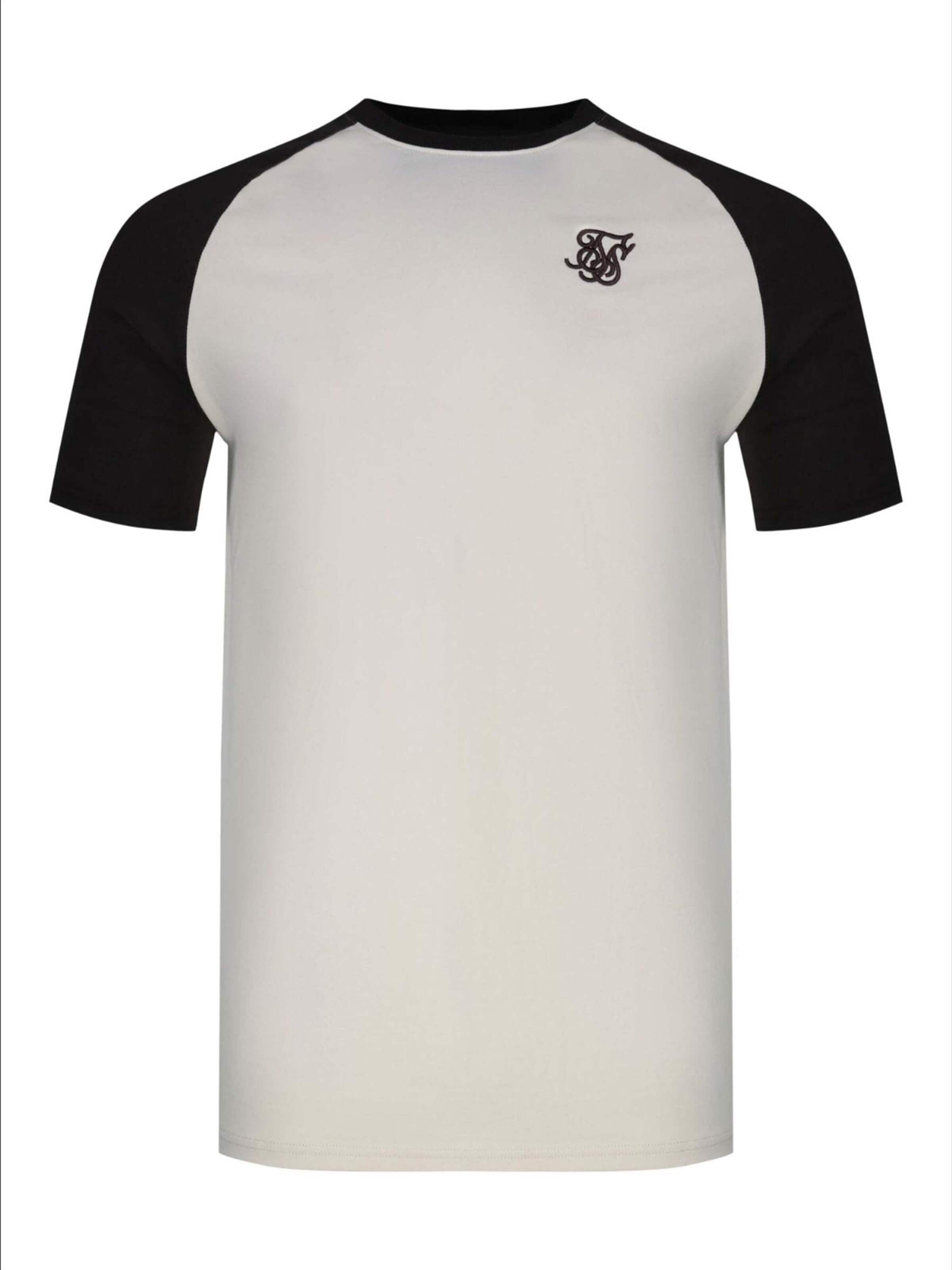 SikSilk Shirt 'Raglan' in White: front