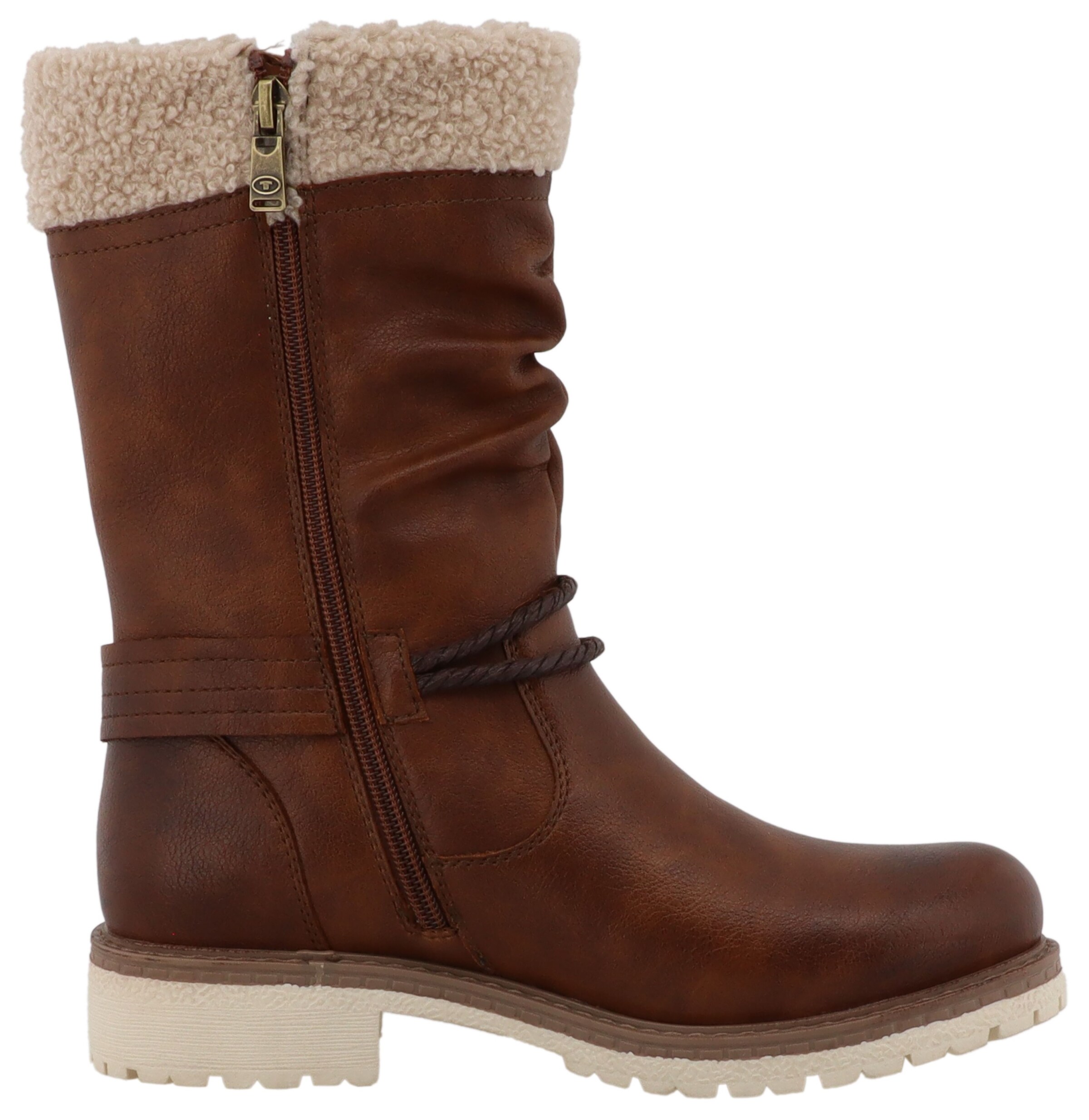 TOM TAILOR Stiefelette in Braun