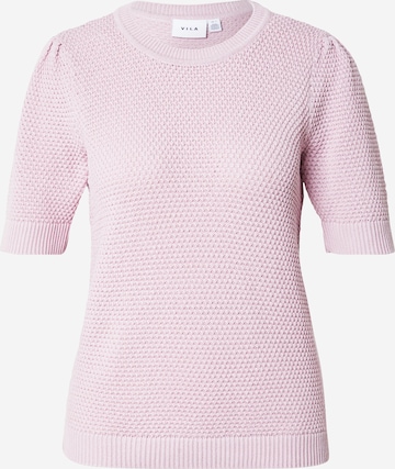 VILA Sweater 'DALO' in Purple: front