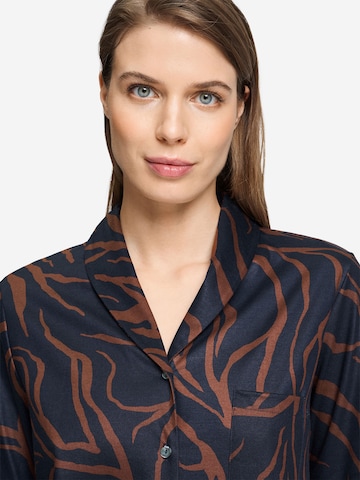 Chemise de nuit ' Loungy Nights ' Hanro en bleu
