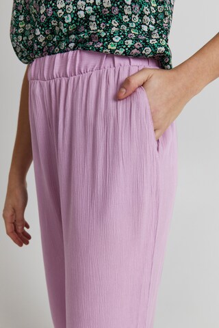 ICHI Wide leg Broek 'IHMARRAKECH' in Lila