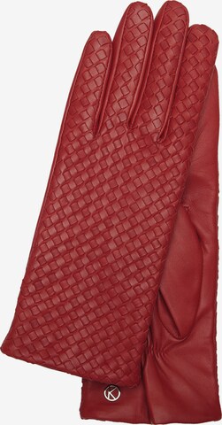 KESSLER Full Finger Gloves 'Mila' in Red: front