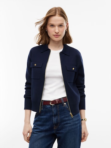 TOMMY HILFIGER Strickjacke in Blau: Vorderseite