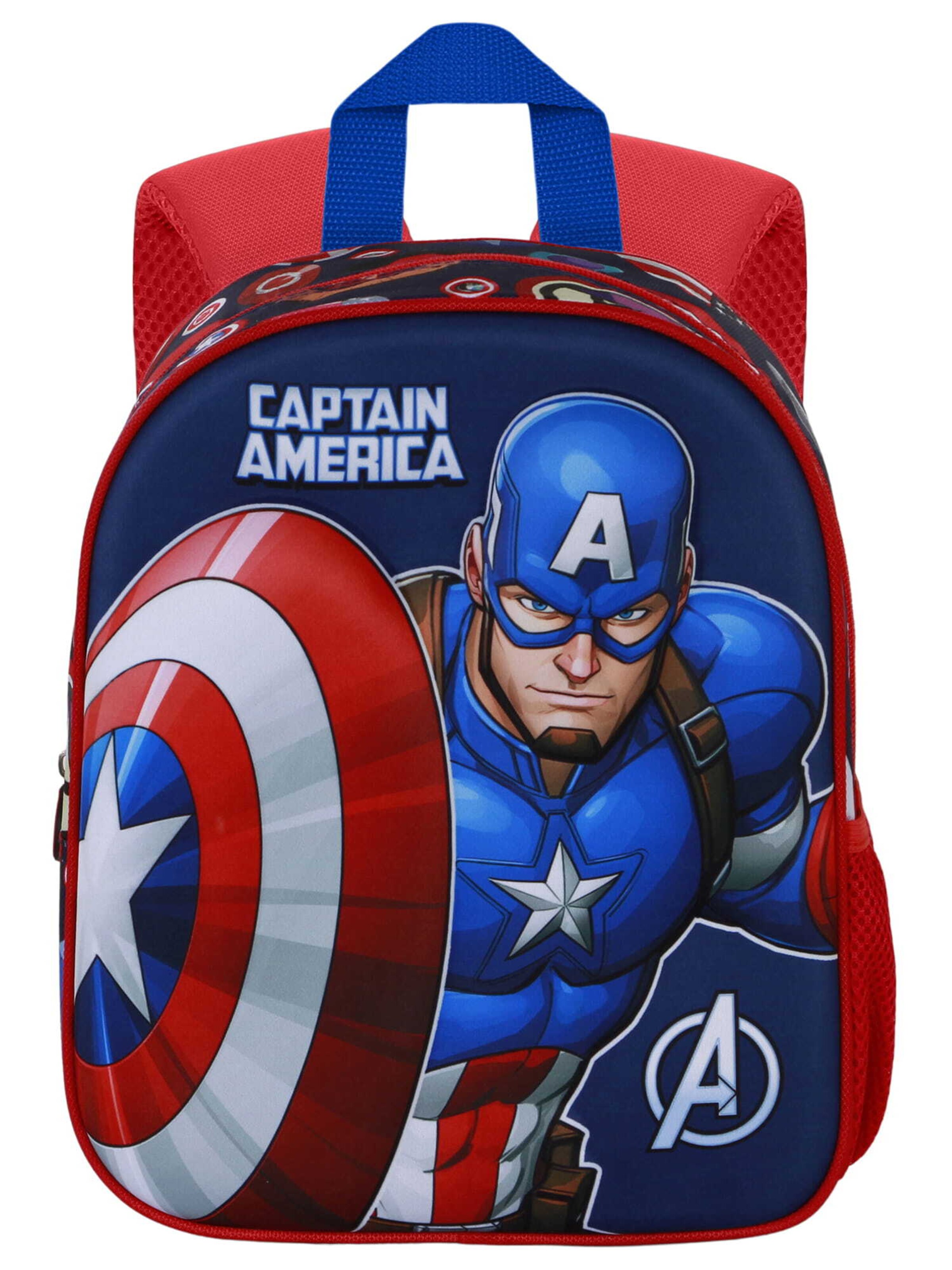 marvel Backpack 'Captain America' in Blue: front