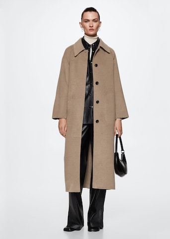 MANGO Between-Seasons Coat 'Vitamina' in Grey: front