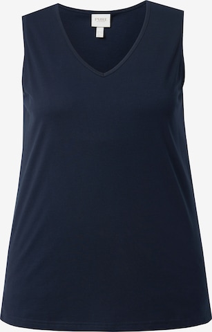 Ulla Popken Top in Blau: Vorderseite