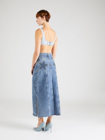 Nasty Gal Rok 'Star Bum' in Blauw